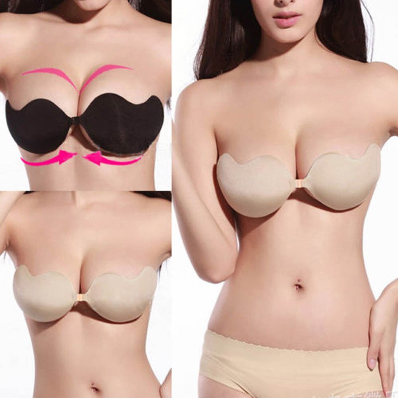 Áo ngực dạng dán vô hình không gọng không dây hỗ trợ nâng ngực quyến rũ cho nữ
