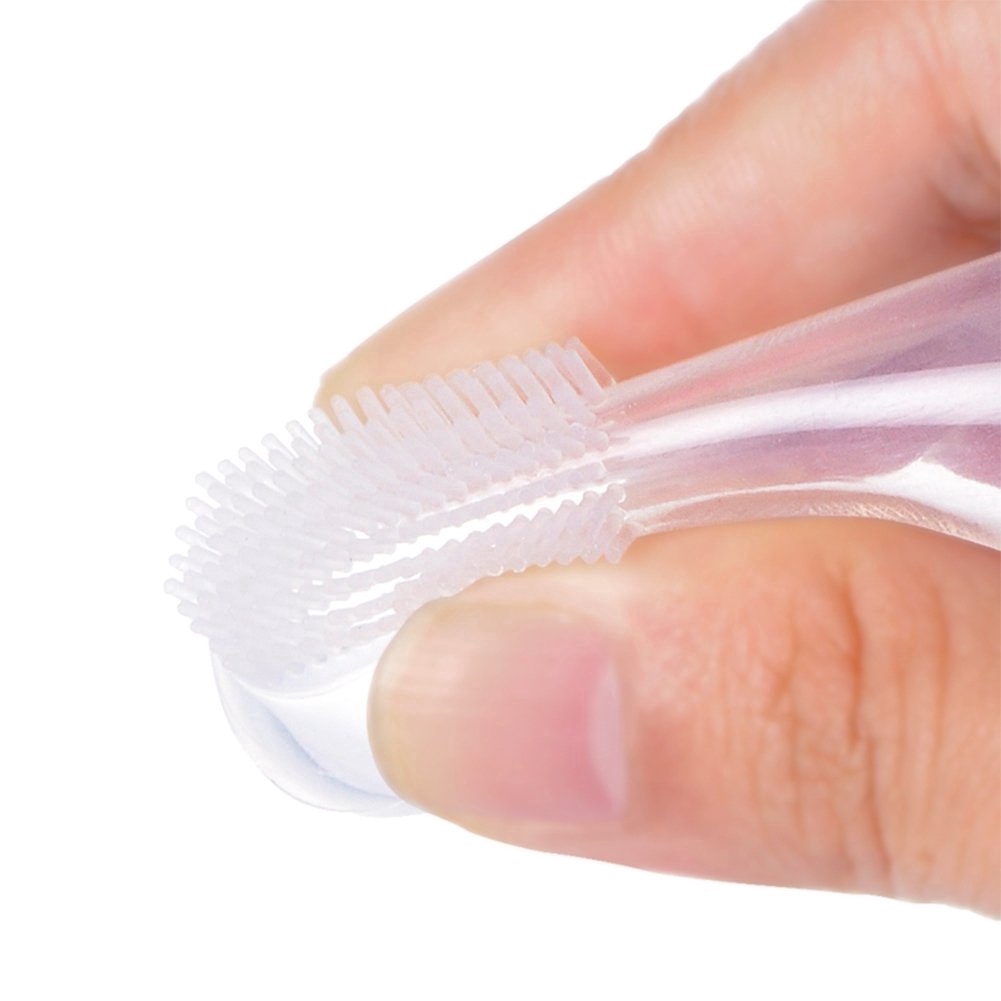 Bàn chải đánh răng bằng silicone cho trẻ sơ sinh