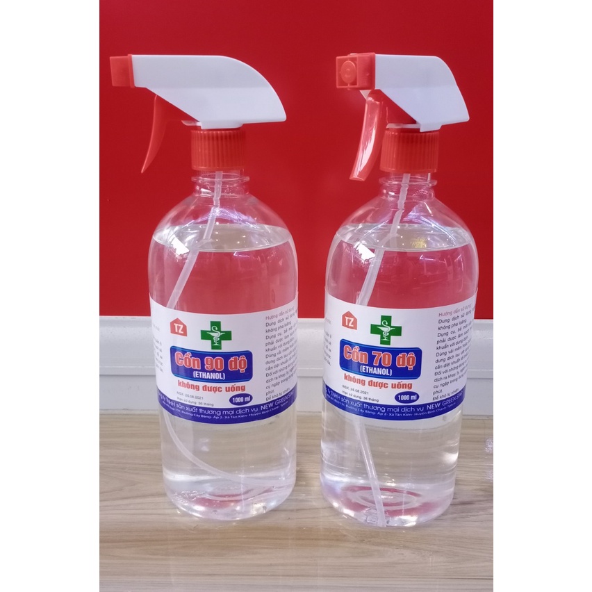 Cồn 70 Độ Khử Khuẩn 1000ml