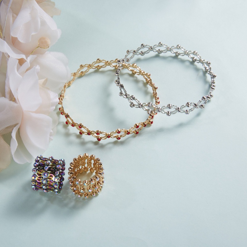 Vòng Đeo Tay Co Giãn Thiết Kế 2 Trong 1 Thời Trang