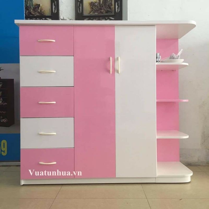 Tủ nhựa đài Loan cho bé cao 125*138cm