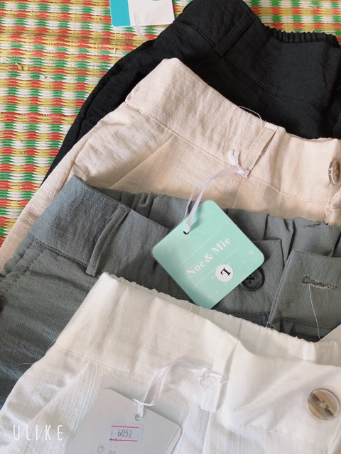 Quần baggy đũi cúc khoá chun lưng kiểu Nhật | BigBuy360 - bigbuy360.vn