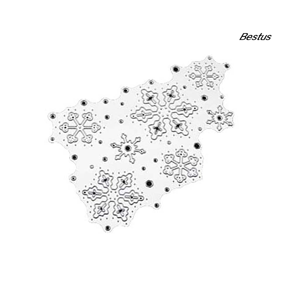 Khuôn Cắt Giấy Làm Từ Kim Loại Hình Bông Tuyết Trang Trí Scrapbook