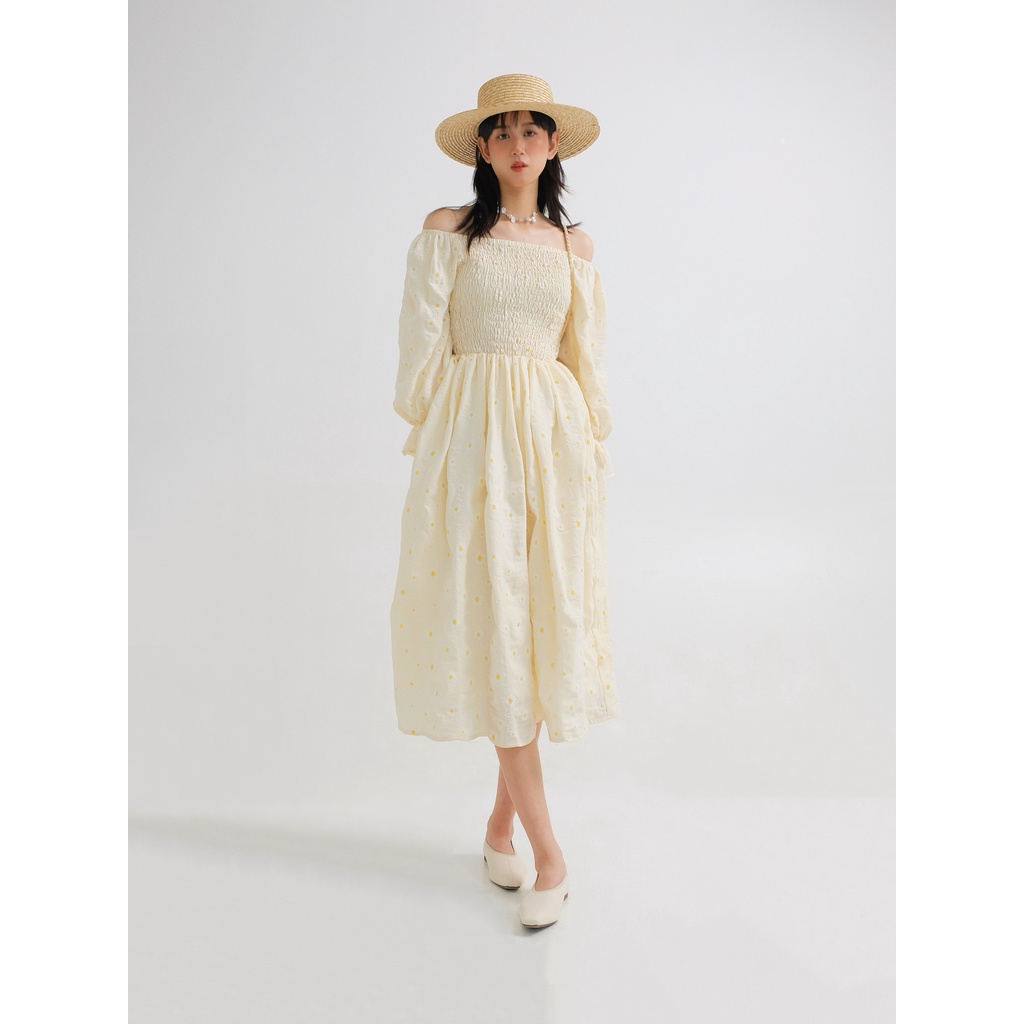 THE19CLUB - Váy trễ vai tay bồng - Sunny Dress