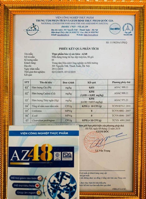 Men AZ48 hộp 20 gói cải thiện táo bón sau 48h- bé ăn ngon