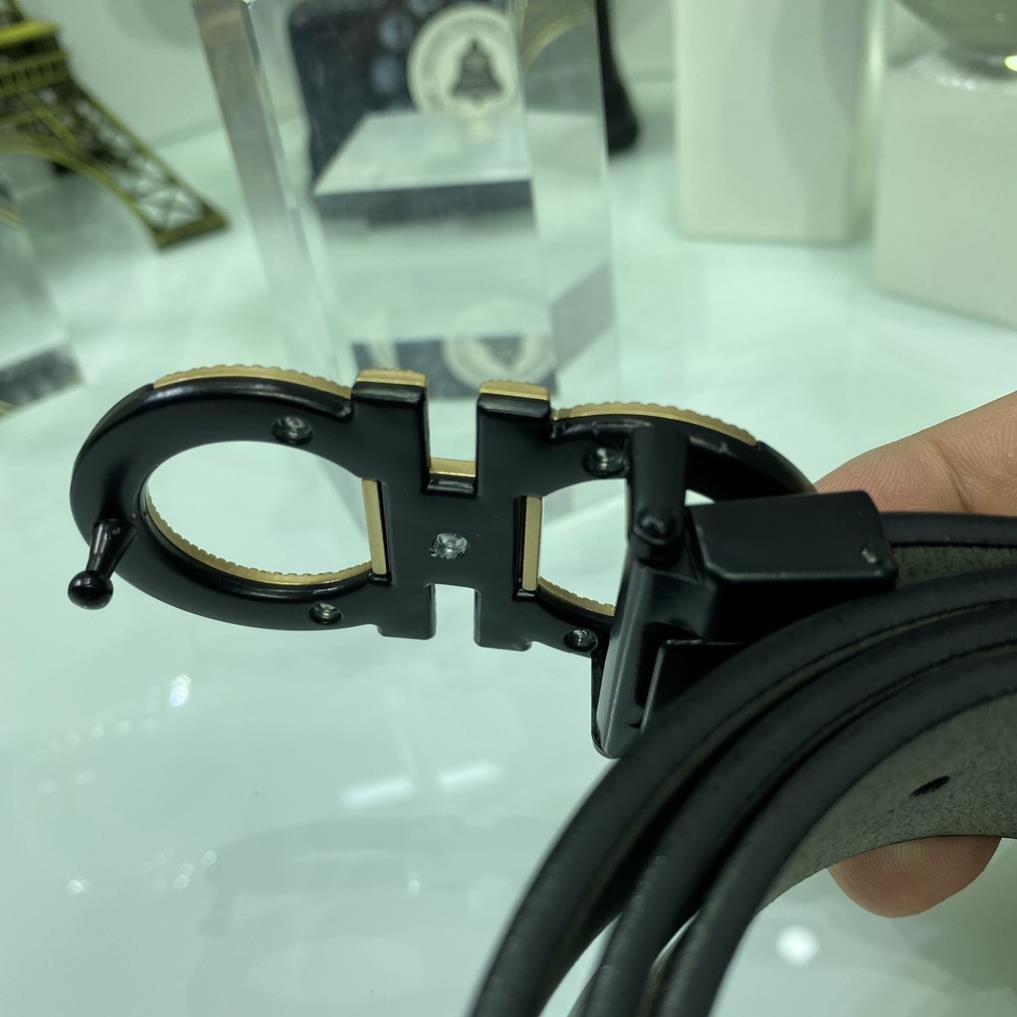 [FREESHIP❤️] Thắt Lưng Nam, Khóa Tự Động Cao Cấp, Dây Nịt Nam Da Bò 100% BẢO HÀNH 2 NĂM ( Mặt Gu Chì )