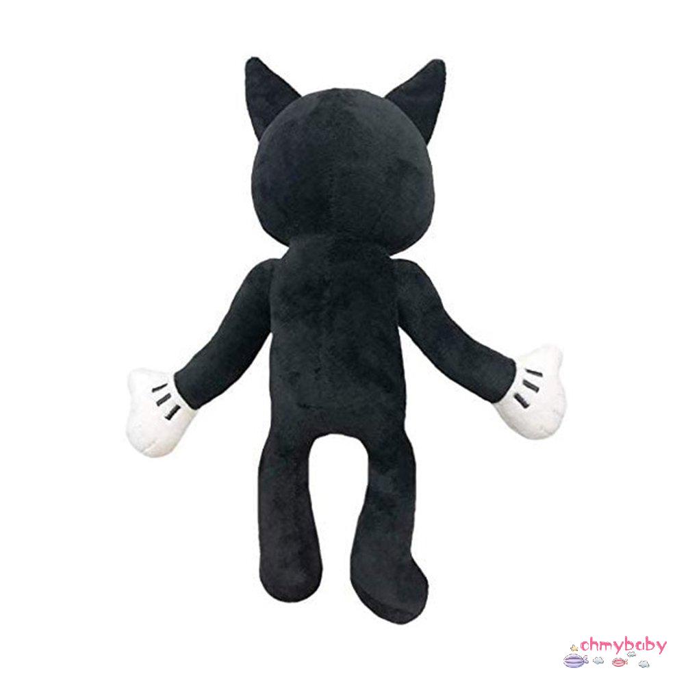 【OMB】 Plush Toy Anime Plushie Black Cartoon Cat Stuffed Doll Horror Peluches Toys