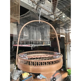 lồng trần chim cu gáy kèm xích chân chim cu gáy