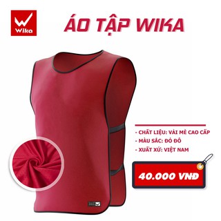 Áo Pitch Tập Bóng Đá Wika lưới, áo tập huấn chiến thuật dùng trong bóng đá, đá banh