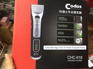tông đơ cắt tóc Codos CHC-918