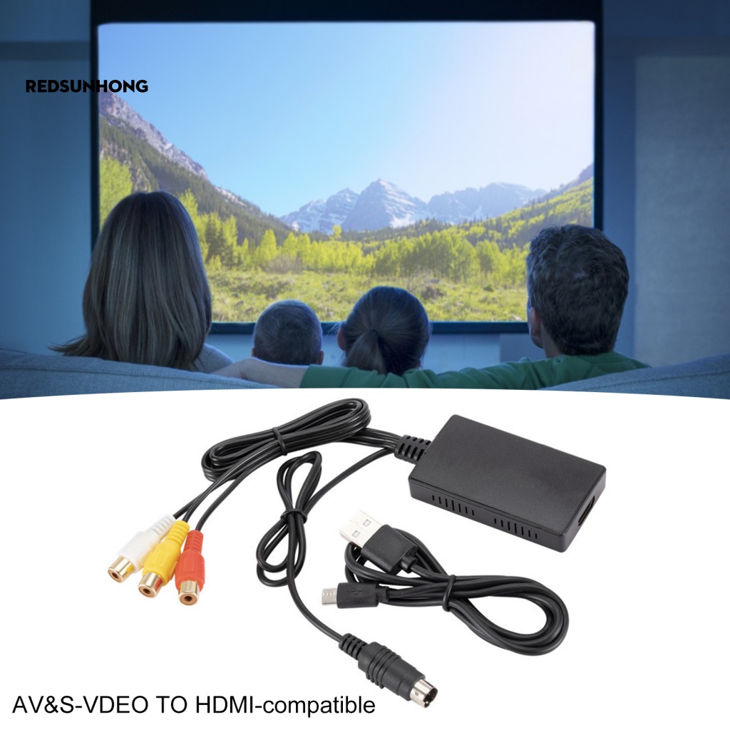 Bộ Chuyển Đổi Âm Thanh Từ S-video Sang 3 RCA Bằng ABS Chuyên Dụng Cho Gia Đình