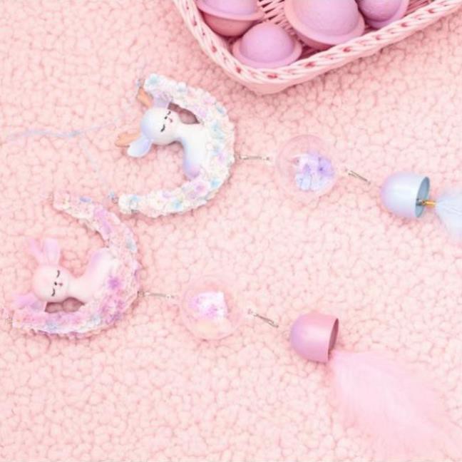 Chuông Gió Hình Nai Dễ Thương Treo Cửa Sổ Ban Công
