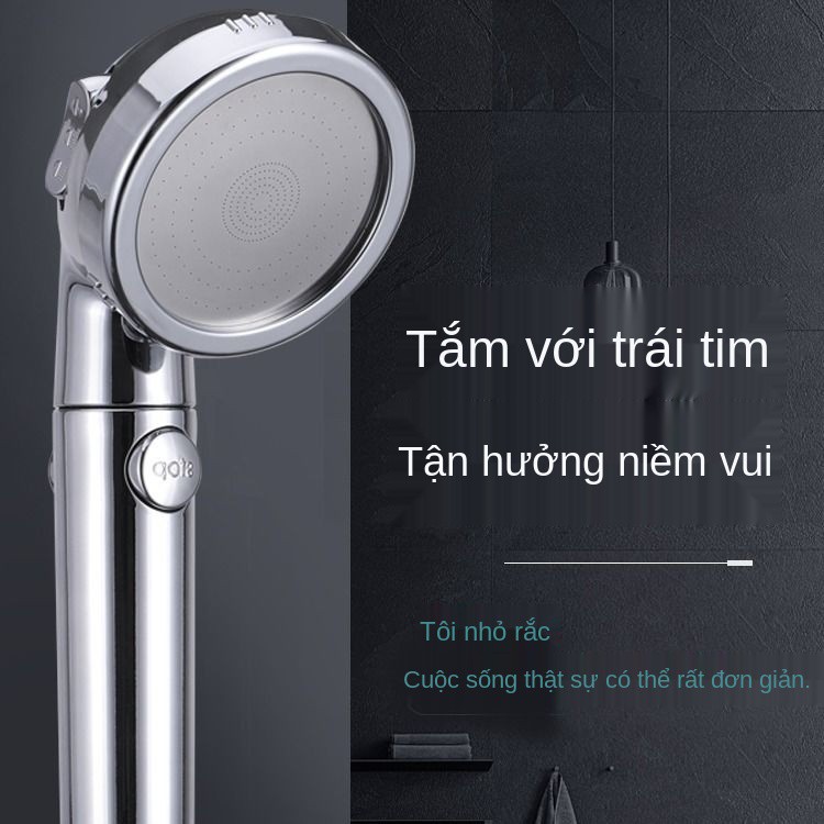 Vòi sen tăng áp mạnh mẽ hoa đầu hộ gia đình tắm cầm tay kiểu cơ bản chung