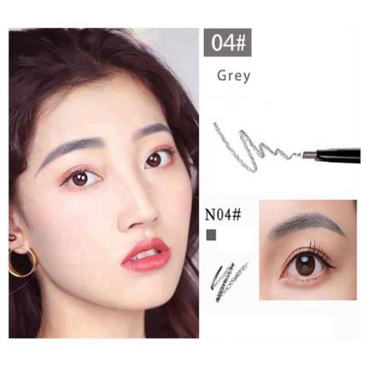 Bút Kẻ Lông Mày Kết Hợp Cọ 2 Trong 1 Chống Thấm Nước Lâu Trôi LL18 | BigBuy360 - bigbuy360.vn