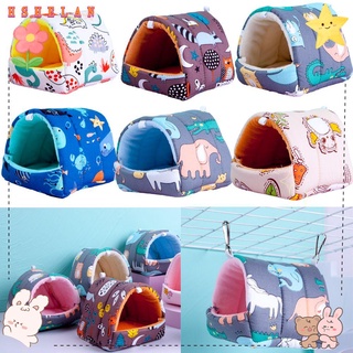 Ổ ngủ mini mềm mại thoải mái dễ thương nhiều màu sắc thời trang mùa đông cho hamster chuột lang