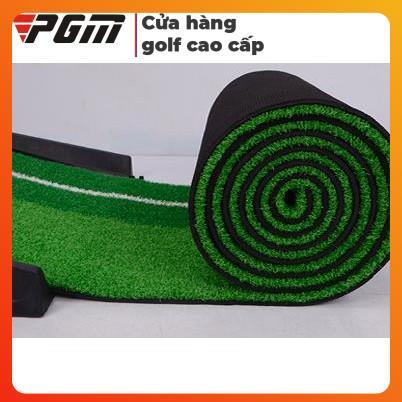 Thảm Tập Putting Golf PGM Nhựa Màu Đen ( Tặng 5 Bóng Xốp)