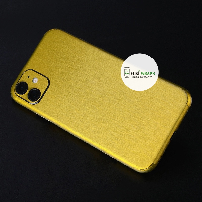 Tấm Dán Skin Nhôm Xước Full Viền Nhiều Màu Dành Cho 13prm , 12prm , 11prm , x, xs, xr , 6p , 7p - FukiShop