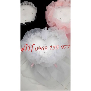 Cốt hoa vải voan 50 bông sáp
