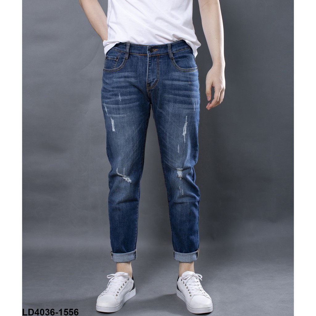 [Mã FAMALLT5 giảm 15% đơn 150K] Quần Jean dài màu xanh nam cao cấp Lados - 14048, HÀNG CHÍNH HÃNG, Form đẹp | BigBuy360 - bigbuy360.vn