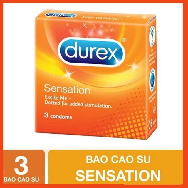 [Sỉ cho các shop bán lẻ] 60 hộp bao cao su Durex loại nhỏ - 1 hộp 3 cái