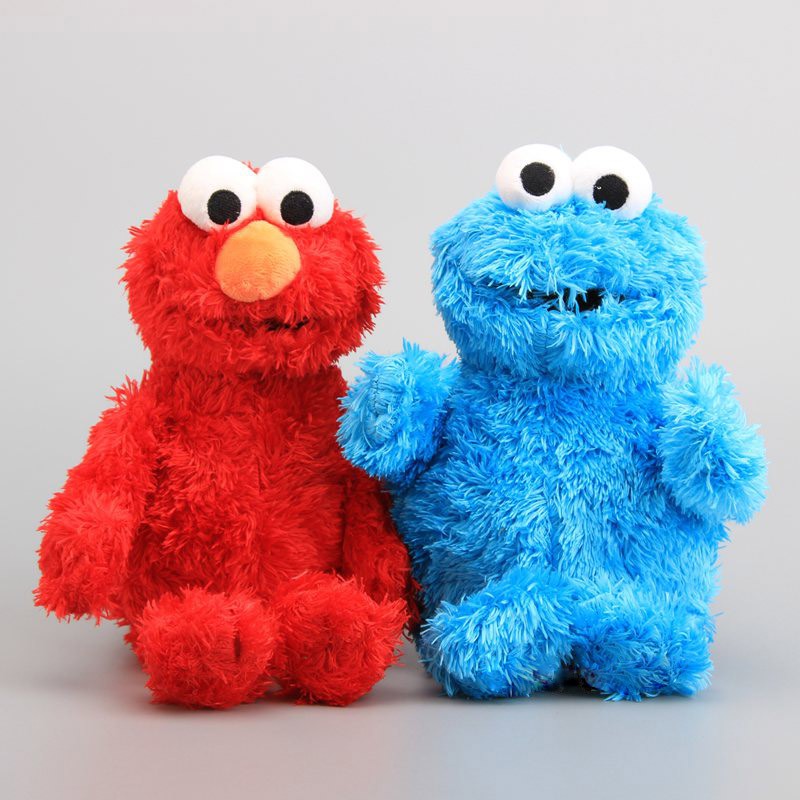 Búp Bê Nhồi Bông Hình Nhân Vật Hoạt Hình Sesame Street Elmo