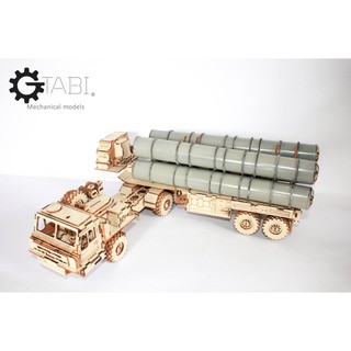 Tên lửa S400 - Đồ chơi lắp ghép mô hình gỗ Tabi Gears - khách tự lắp ghép