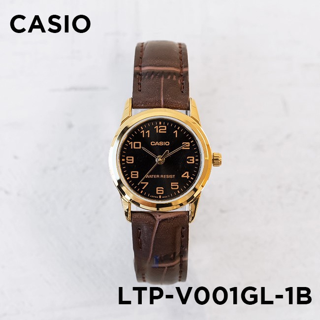 [HOT] Đồng hồ nữ dây da Casio Standard LTP-V001GL-1BUDF chính hãng Anh Khuê
