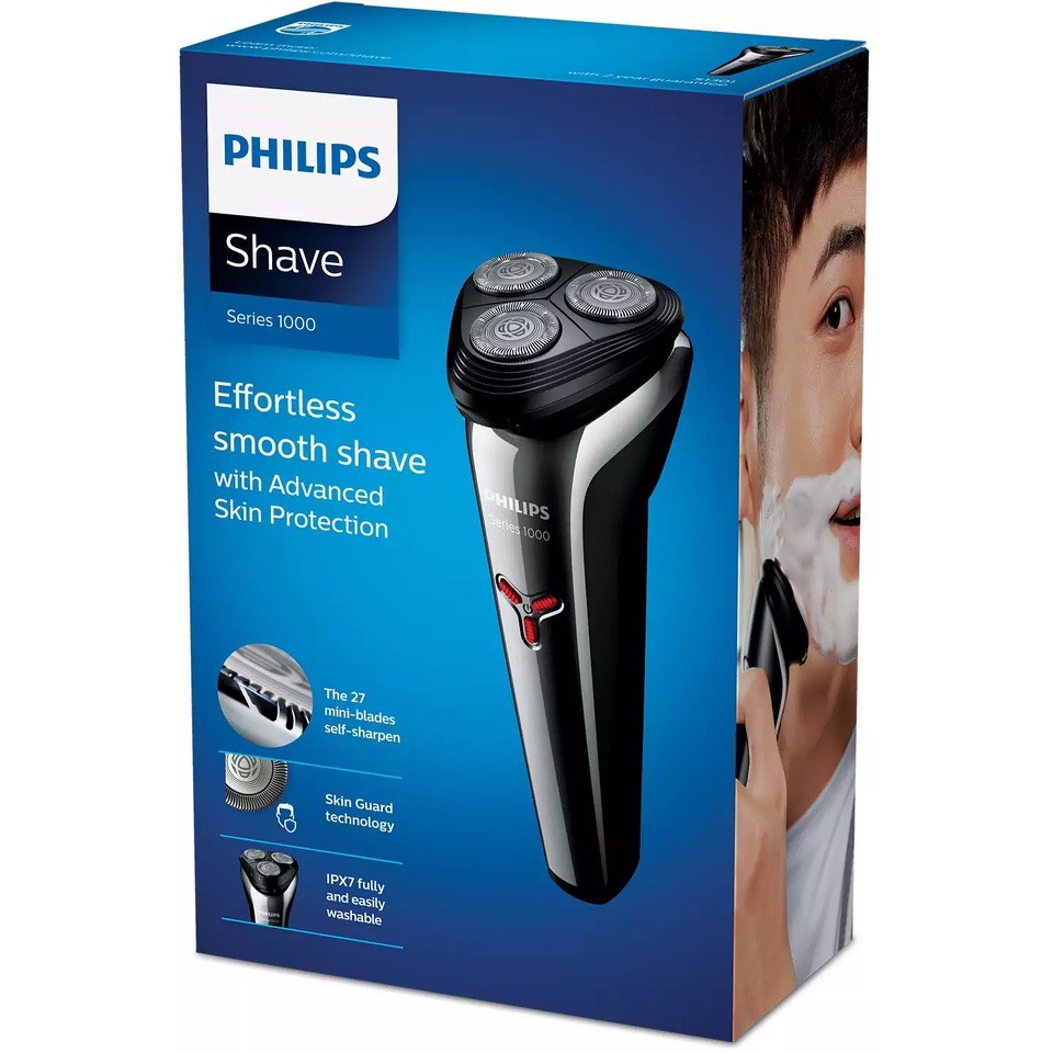 Máy cạo râu khô hoặc ướt Philips S1301 , Hàng phân phối chính hãng