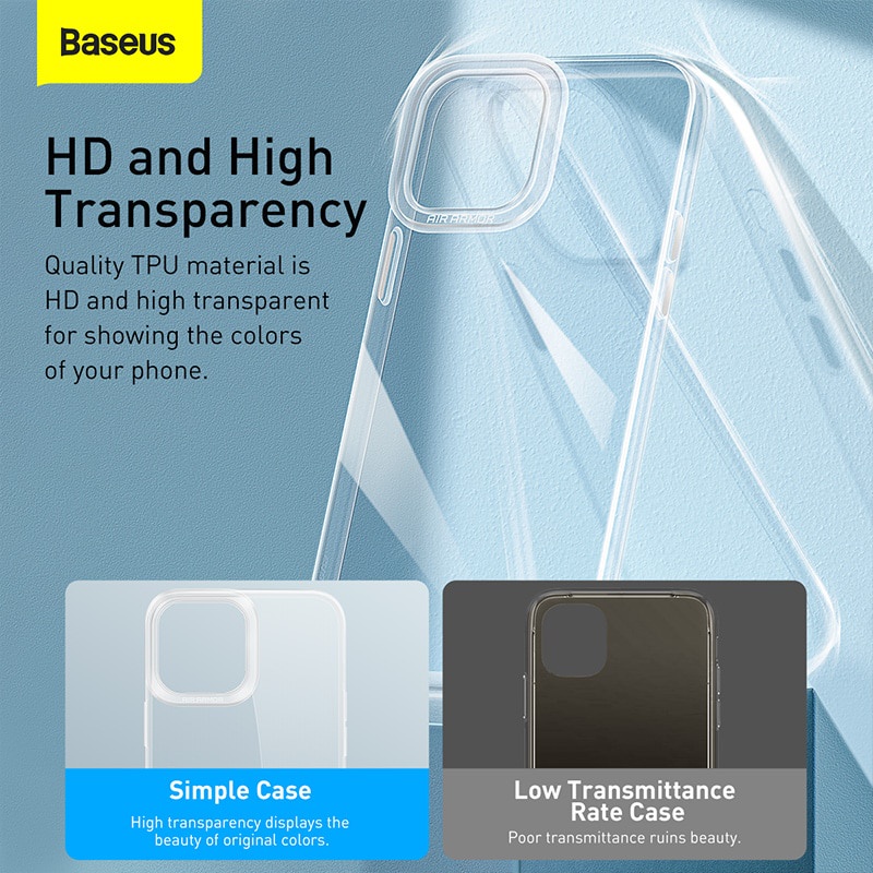 Ốp lưng cho iPhone 13 Pro Max/13 Pro/ 13/ 14 Promax/ 14 Pro Baseus Simple Case