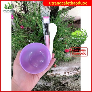 Bộ 3 món ( chén+cọ+que trộn) chén trộn mặt nạ,bộ bát trộn mặt nạ