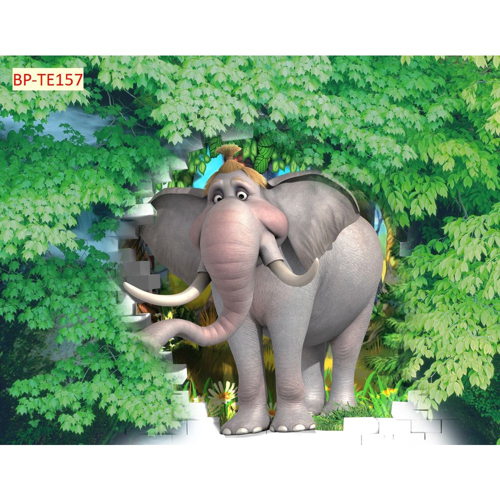 Tranh Dán Tường Phòng HOẠT HÌNH VỚI HÌNH VẼ CHIBI ĐÁNG YÊU