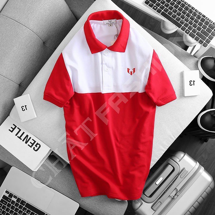 Áo Thun Nam Cổ Bẻ 💕𝘍𝘳𝘦𝘦𝘴𝘩𝘪𝘱💕 Áo Polo Tay Ngắn Jasson Phối Thun Cá Sấu Cao Cấp Mềm Mịn  2 Màu 4 Size - Mã PS0071 - STAND