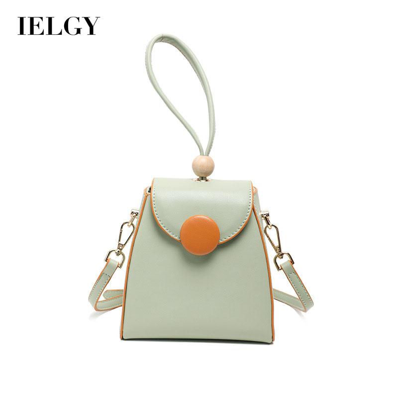 Ielgy Niche Túi Xách Đeo Vai Zongzi Nhỏ Gọn Thiết Kế Màu Tương Phản Đa Năng Cho Nữ