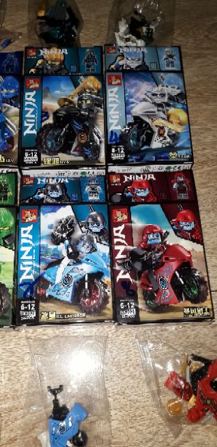 Lắp ráp Lego_Ninja 1 hộp Cỡ xe mô tô 3028 có nhiều chi tiết bằng nhựa ABS