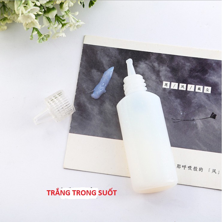 Keo kem các màu dung tích 30ml keo dán phục vụ nhu cầu dán trang trí tiểu cảnh, vỏ điện thoại, DIY