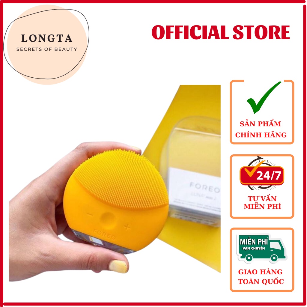 Set máy rửa mặt luna mini 2 + play vàng