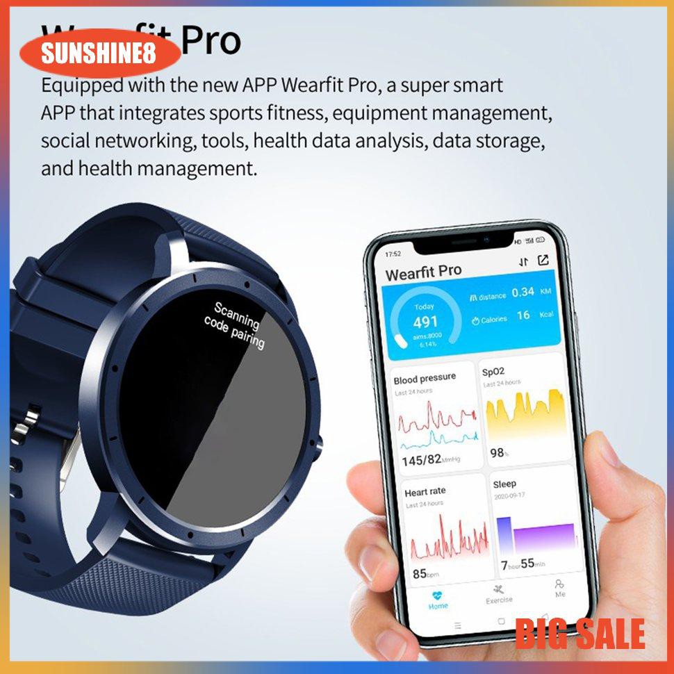 Đồng Hồ Thông Minh Đa Năng Theo Dõi Tình Trạng Sức Khỏe 3 Trục Hw21 0504