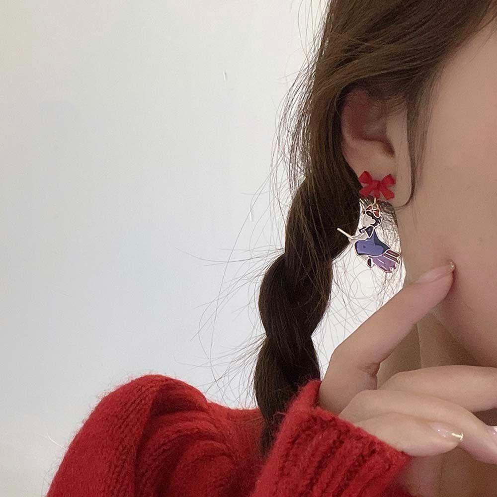 BACK2LIFE Khuyên Tai Nữ Trang Dáng Dài Tạo Hình Độc Đáo