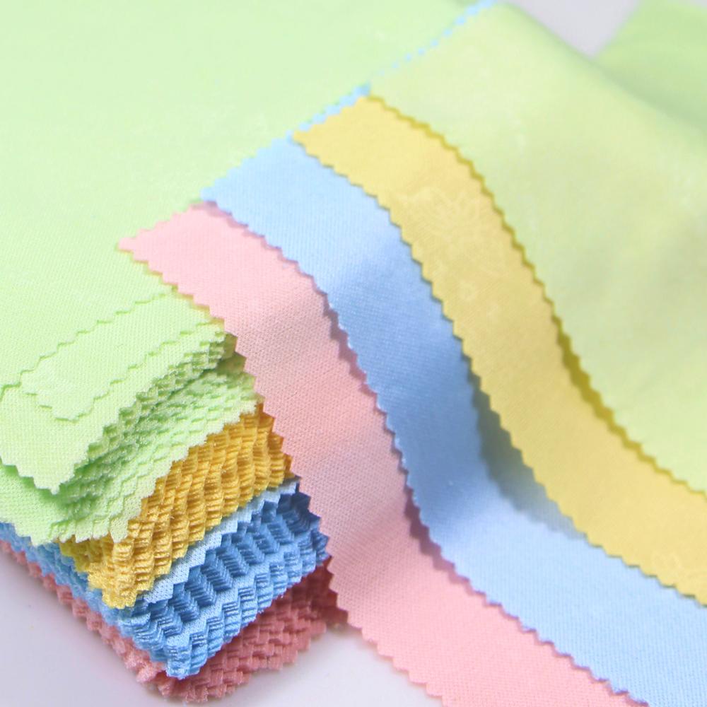 [Randon Color] Khăn Lau Mắt Kính / Màn Hình Điện Thoại / Ống Kính Máy Ảnh Hình Vuông Bằng Sợi Micro
