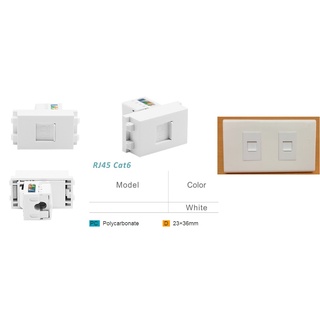 Ổ Cắm Mạng Sino Amigo Cat6 Cao Cấp