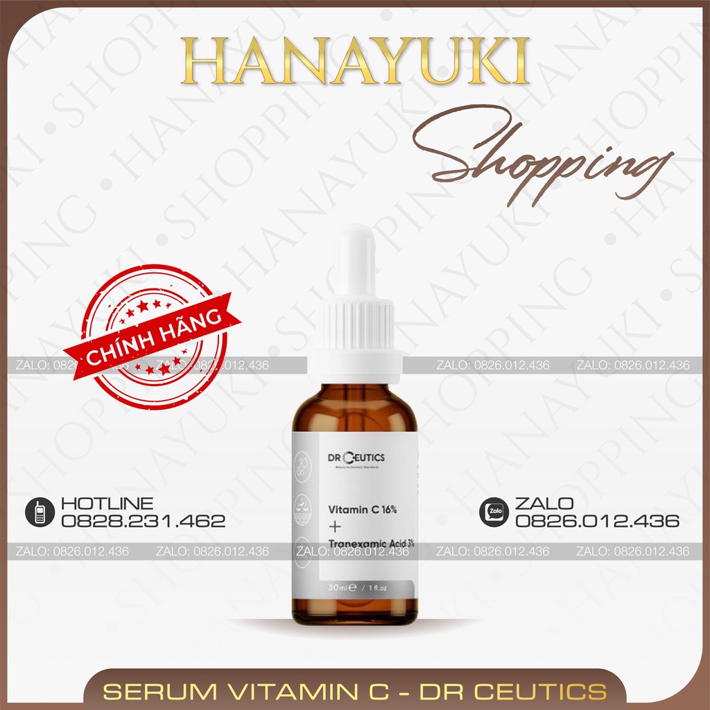 Tinh Chất Làm Sáng Da DrCeutics Vitamin C 16% Và Tranexamic Acid 3% 30ml