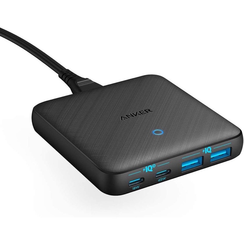 Sạc ANKER PowerPort Atom III Slim 65W 4 Cổng PIQ3.0 PPS Mã A2046 - Bảo hành 12 tháng