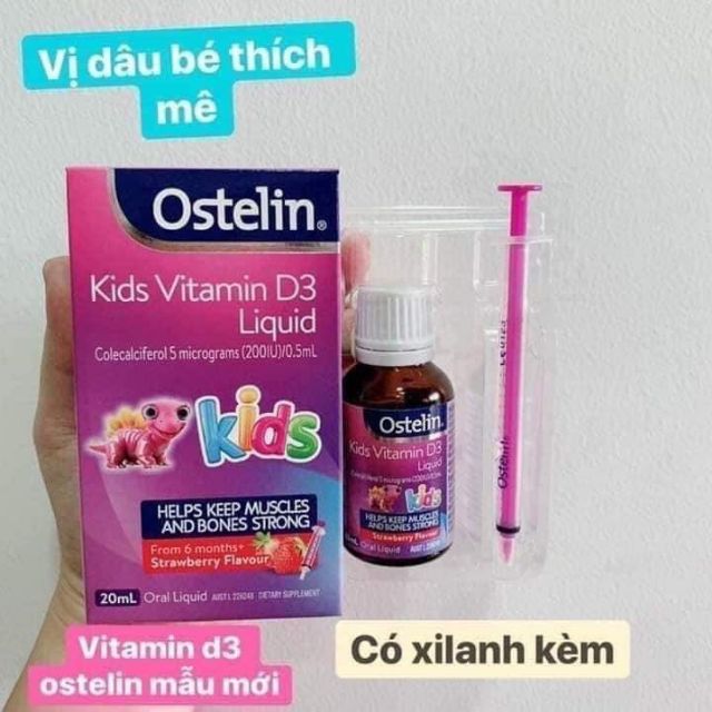 Vitamin D3 Ostelin liquid 20ml