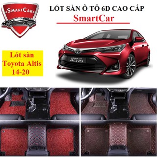 Thảm sàn 6d xe toyota altis 2014 đến 2020