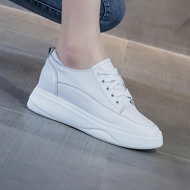 Giày Da Đế Dày Tăng Chiều Cao 2021 31 32 33 Thời Trang Mùa Xuân Cho Nữ | BigBuy360 - bigbuy360.vn