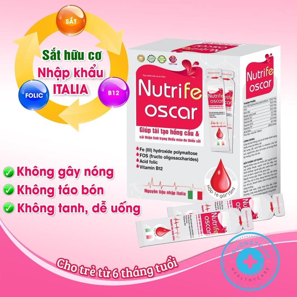 Bổ sung sắt dạng nước NUTRIFE OSCAR
