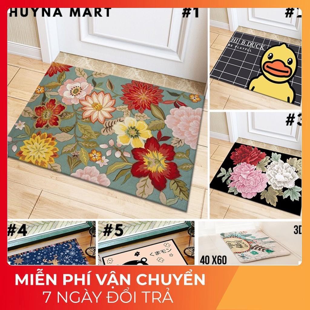 Thảm Lau Chân 3D Chống Trượt 40x60cm Hot Hit THAMCHUICHAN3D