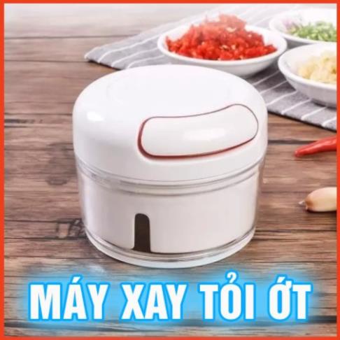 Máy xay tỏi ớt cầm tay mini đa năng thông minh, ớt tiêu, hành, thịt trong nhà bếp - hot tiktok