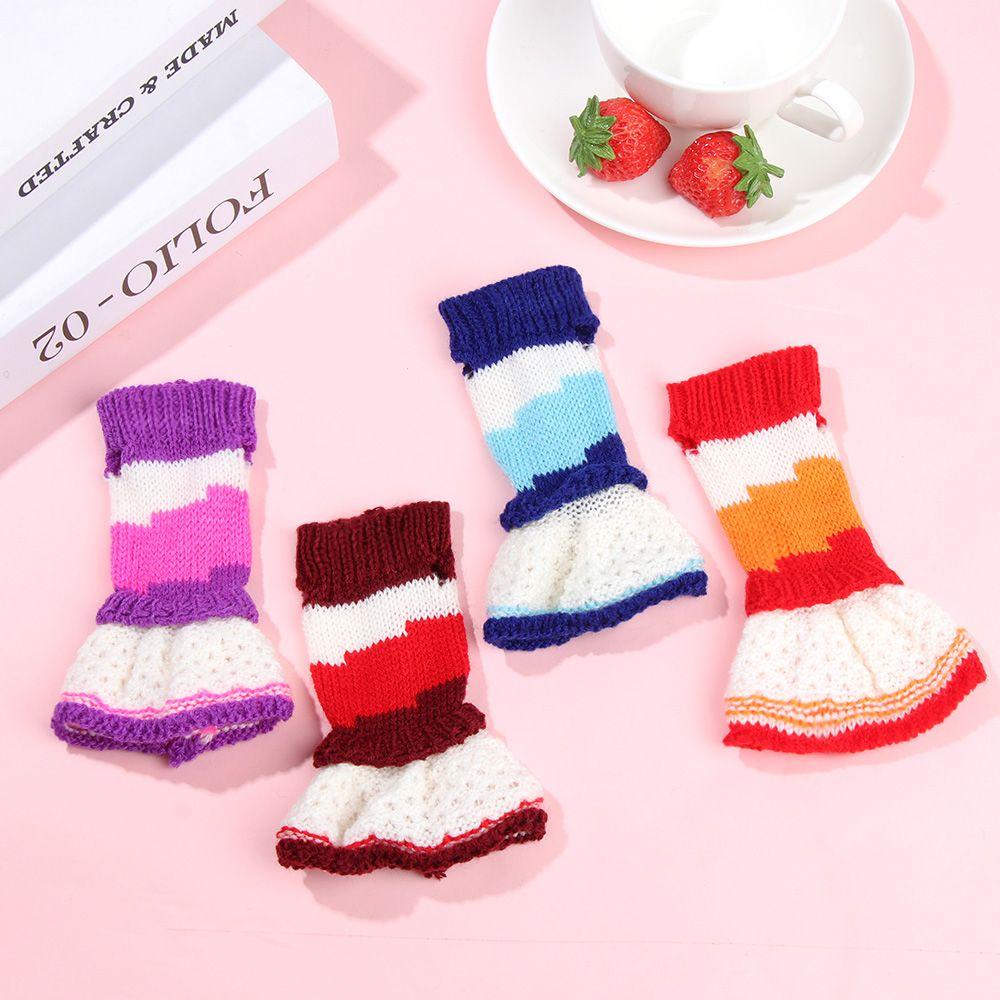 Áo Sweater Dệt Kim Màu Cầu Vồng Cho Búp Bê