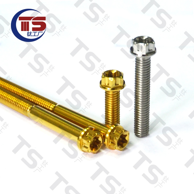 Ốc Vít Đầu Phẳng Hợp Kim Titan M6X10-70mm Chuyên Dụng Cho Động Cơ Xe Hơi